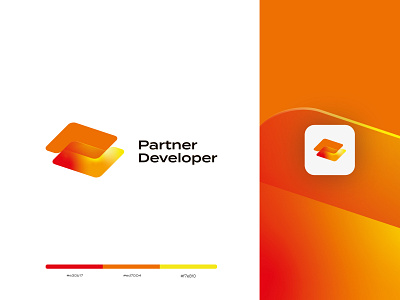 Partner Developer brand branding design forsale identity identity branding logo logotype mark vector