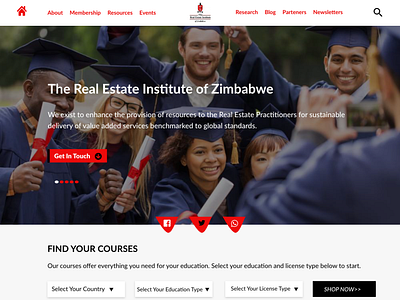 The Real Estate Institute of Zim design