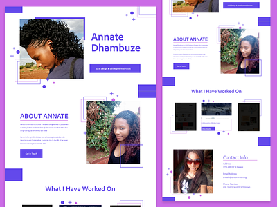 Annate Portfolio branding design minimal typography ui ux web website