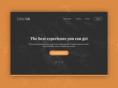 Daily UI #003 - Landing Page