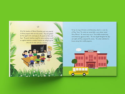 Children book layout design