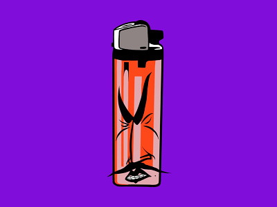 "Ograshik Lighter" character design illustration