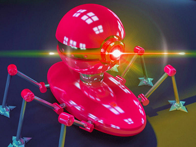 Pokeball Robot 3d blender3d design graphic design illustration pokemon robot