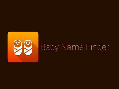 Baby Name Finder android app logo branding design illustration logo