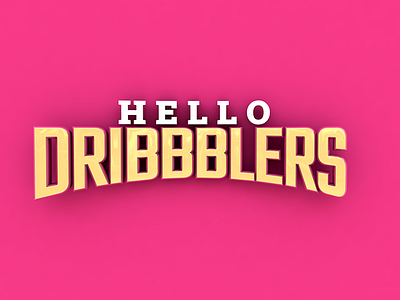 Hello Dribbblers