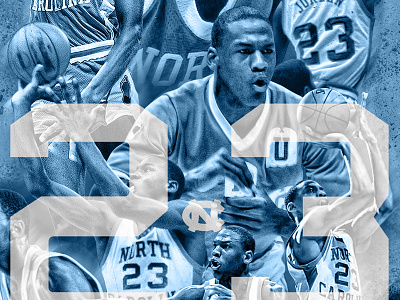 Michael Jordan UNC Basketball Phone Wallpaper