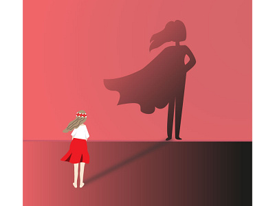 Feminine power design graphic design illustration vector
