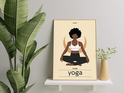 Yoga studio poster