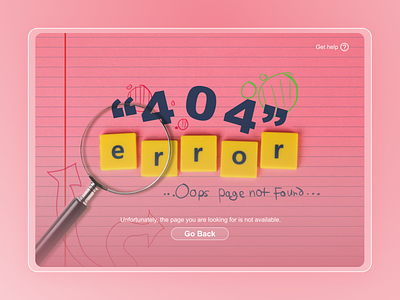 404 error page dailyui design figma startup ui web