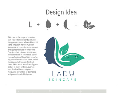 lady skin care logo