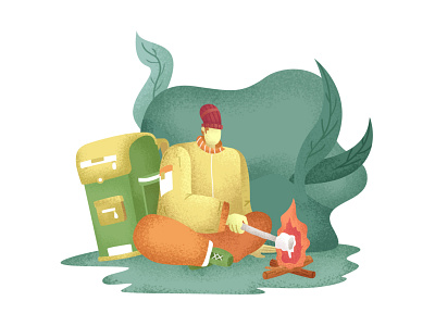 Vector Ilustration - Camp -