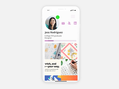 Day 6 app application dailyui dailyuichallenge day 006 mobile profile profile page user user interface