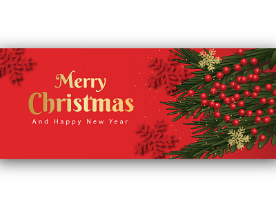 Christas and new year social media cover template 3d banner branding christmas design facebook cover flyers graphic design instra cover instragram post logo new year poster social media design social media post ui