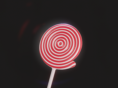 lollipop 3d b3d blender illustration