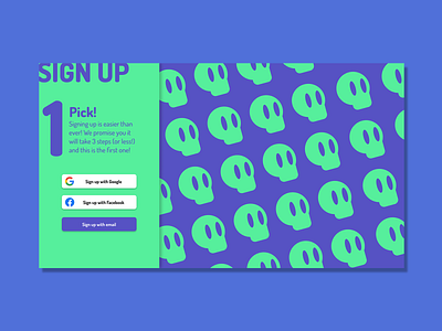 Daily UI #1 - Sign up app daily 100 challenge daily ui dailyui dailyuichallenge design figma flat illustration mobile sign up signup uichallenge uidesign ux vector web