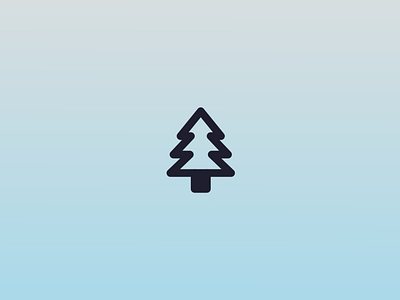 Evergreen colors green icon inkscape tree