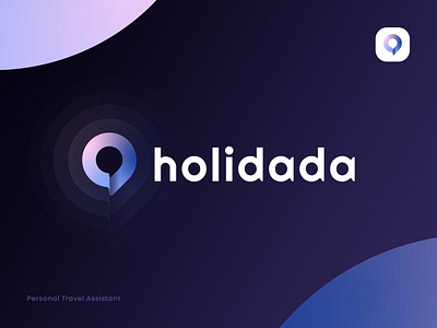 Holidada logo design app branding design graphic design illustration logo typography ui ux vector