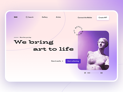 NFT Landing page