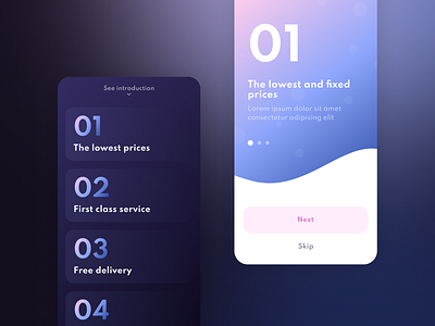 Holidada - app design