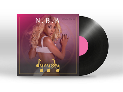 Musical Cover Single Design N.B.A album cover design cover graphic design graphic designer music cover musical cover single design