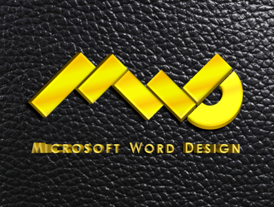 MS WORD DESIGN design gif icon leather leatherskin logo microsoft microsoft word microsoft word design microsoft word design mwd text design word