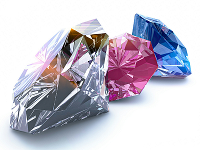 Crystal Diamonds
First experiences in Cinema4D