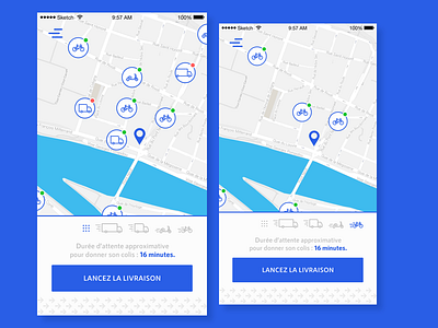 BeepBeep Map — Package delivery app