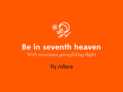 Fly Riviera — Paragliding flights branding