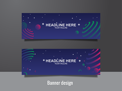 banner design template banner branding design illustration minimal web