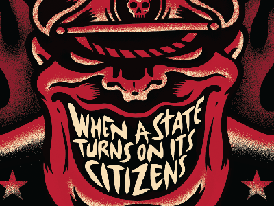 Book Cover Illustration + Design : When a state...