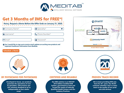 Meditab Lending Page