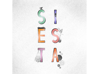 Siesta adobe photoshop art design digital art digital illustration graphic design illustration typography