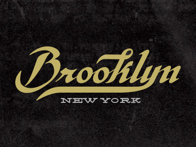 Hand lettering for a city I love. brooklyn calligraphy drawing freehand hand lettering lettering new york nyc script swash typeface typography