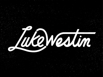 Luke Westin distressed handtype illustration type