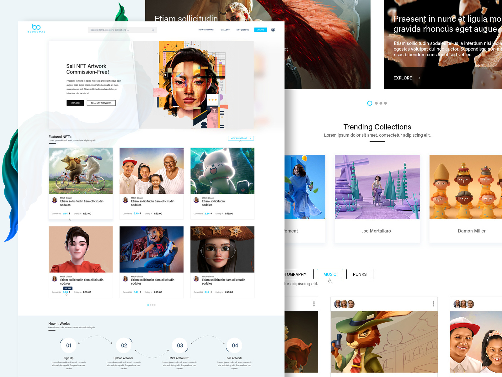 NFT Artwork for web by illana on Dribbble
