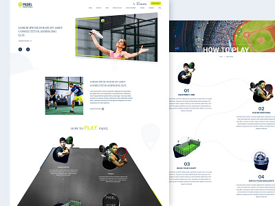 Padel Central Web Design