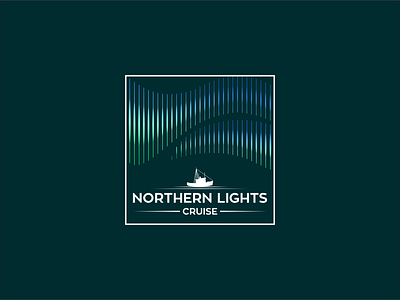 Arctic II aurora borealis cruise design logo logotype north northern lights