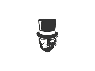 Jekyll & Hyde branding face hat hyde jekyll logo mark shadow top hat