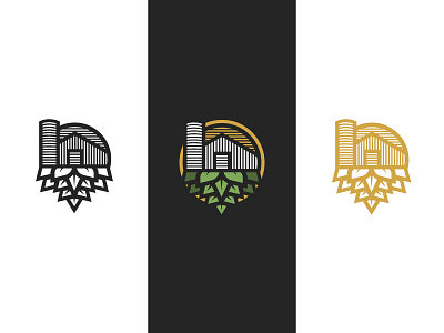 Freestone Continued barn beer branding brew brewery hops identity logo mark silo sky