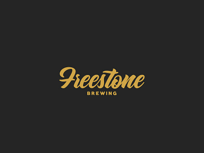 Freestone Continued Again barn beer branding brewery calligraphy hops identity logo logotype mark silo type