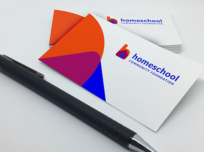 Homeschool Community Foundation Branding branding business business card design identity design logo logo design logodesign