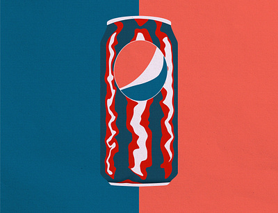 Pepsi ad branding design graphic design illustration logo
