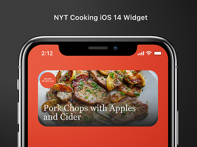 NYT Cooking iOS 14 Widget