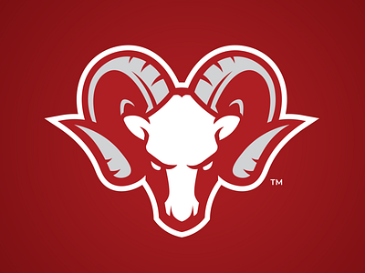 Rams Mascot Logo Concept branding college sports logo rams sports logo