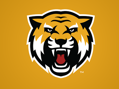 Tigers Mascot Logo Concept by Dave Raffin on Dribbble
