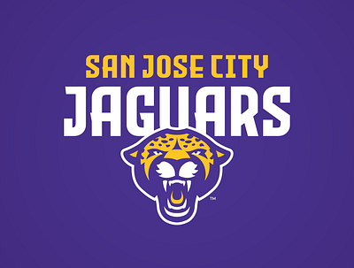 San Jose City College Jaguars Primary Logo branding college sports cougar design illustration jaguar logo panther panthers sports logo