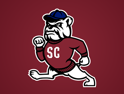 South Carolina State Bulldogs Mascot Logo branding bulldogs college sports hbcu illustration south carolina states sports logo