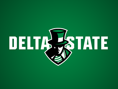 Delta State University Statesmen Logo Concept branding college sports delta state university fighting okra illustration statesmen