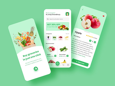 Grocery Store App UI Design
