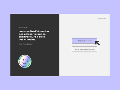 Le Kouïz | UI Design branding desktop logo page quizz uidesign webdesign